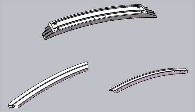 Car collision beam (5) Автомобильный луч столкновения (5)