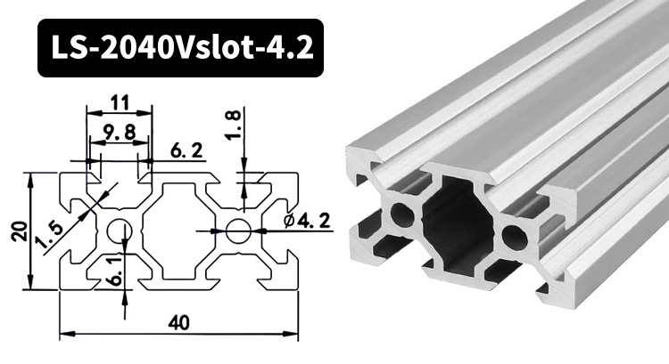 2040 V slot (2) Слот 2040 В (2)