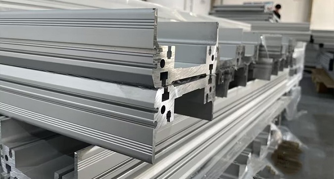 Linear module aluminum profile (8) Алюминиевый профиль линейного модуля (8)