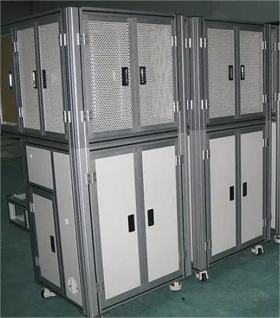 Aluminum profile electrical control cabinet (2) Электрический шкаф управления из алюминиевого профиля (2)