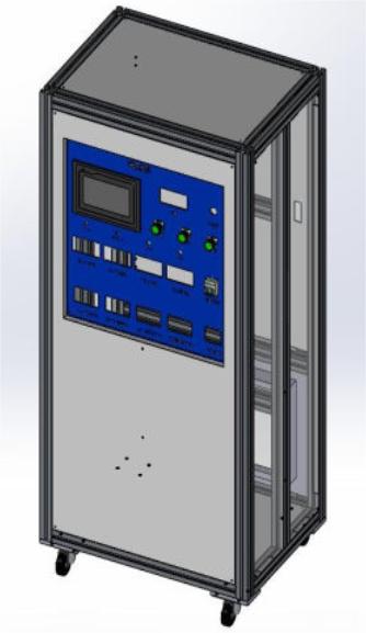 Aluminum profile electrical control cabinet Электрический шкаф управления из алюминиевого профиля